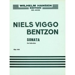 Niels Viggo Bentzon: Sonata For Solo Cello Op.110