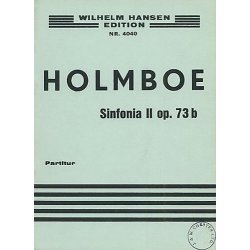 Vagn Holmboe: Sinfonia No.2 For Strings (Study Score)