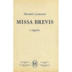 Bernard Lewkovitch: Missa Brevis (Men's Voices)