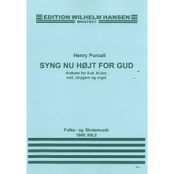 Purcell, H Sing Unto The Lord (Videro) Solo Satb/Satb (E,d) V/S