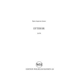 Bjrn Jespersen: Efterr (SATB)