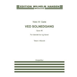 Niels W. Gade: Ved Solnedgang Op.46 (Chorus Score)