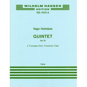 Vagn Holmboe: Brass Quintet Op.79 (Score)