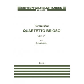 Per Nrgrd: 'Quartetto Brioso' String Quartet No.2 (Study Score)