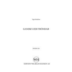 Vagn Holmboe: Gandkvdi Trndar (SATB)