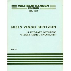 Niels Viggo Bentzon: Fifteen Two Part Inventions Op.159