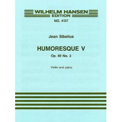 Jean Sibelius: Humoresque V Op.89 No.3 (Violin/Piano)