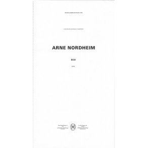 Arne Nordheim: Eco (Full Score)