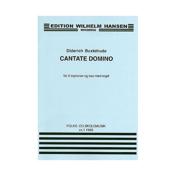 Dietrich Buxtehude: Cantate Domino (Score)