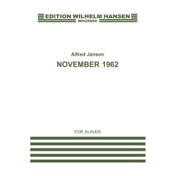 Alfred Janson: November 1962