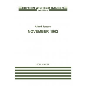 Alfred Janson: November 1962
