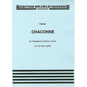 G.F. Handel: Chaconne For Vibraphone (Without Motor) Arr. Bent Lylloff