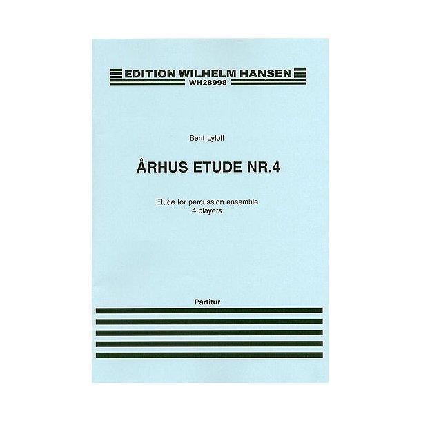 Lylloff Arhus Etude No.04 Percussion Score/Parts