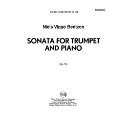 Niels Viggo Bentzon: Sonata For Trumpet And Piano Op.73