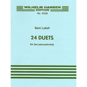 Bent Lylloff: 24 Duets For Percussion