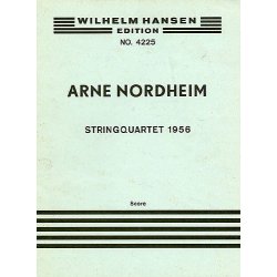Arne Nordheim: String Quartet (Score)