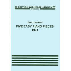Bent Lorentzen: Five Easy Piano Pieces
