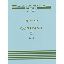 Holmboe: Contrast Per Organo Op.188