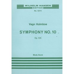 Holmboe: Symphony No.10 (Study Score)