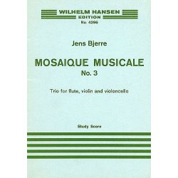 Jens Bjerre: Mosaique Musicale No.3 (Miniature Score)