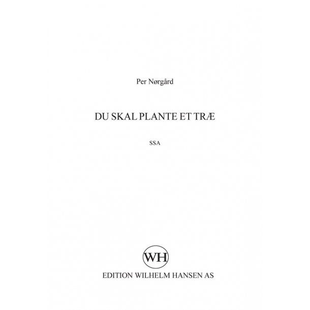 Per Nrgrd: Du Skal Plante Et Tr (SSA)