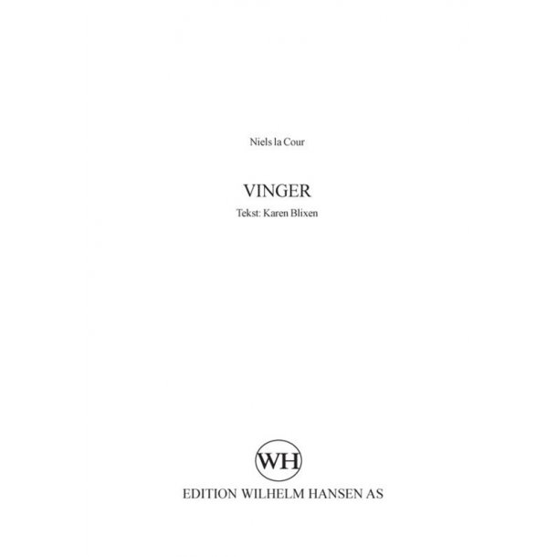 Niels La Cour: Vinger