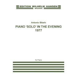 Antonio Bibalo: Piano 'Solo' In The Evening