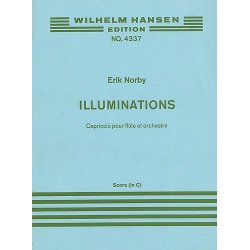 Erik Norby: Illuminations- Capriccio For Flute And Orchestra (Score)