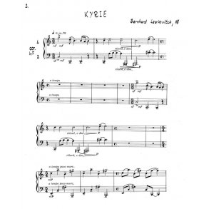 Bernhard Lewkovitch: Kyrie