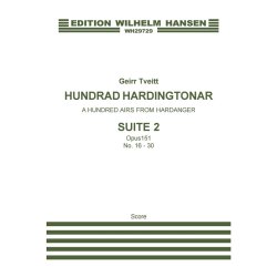 Geirr Tveitt: A Hundred Airs From Hardanger, Suite 2 (Score)