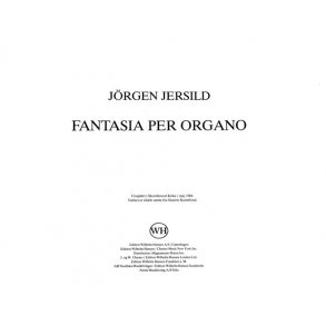 Jörgen Jersild: Fantasia Per Organo