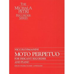 Niccolo Paganini: Moto Perpetuo  (Recorder)