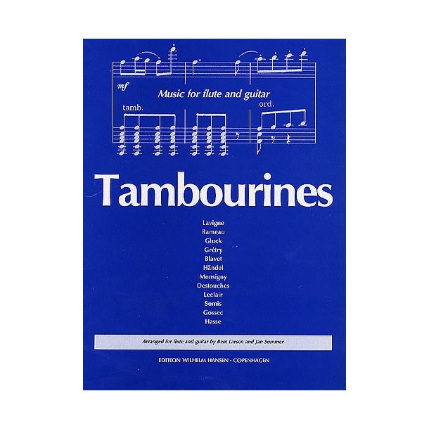 Tambourines (Arr. Bent Larsen and Jan Sommer) Flute/Guitar
