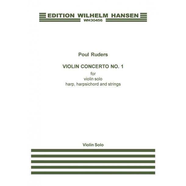 Poul Ruders: Violin Concerto No.1 (Solo Violin)