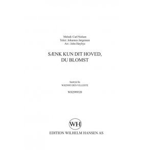 CARL NIELSEN SNK KUN DIT HOVED, DU BLOMST