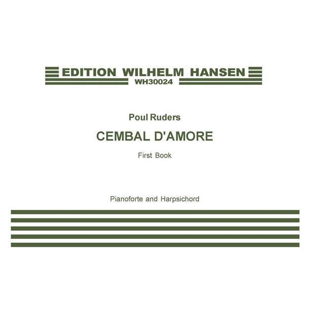 Poul Ruders: Cembal D'amore (Player's Score)