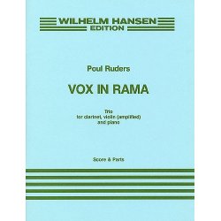 Poul Ruders: Vox In Rama (Score And Parts)