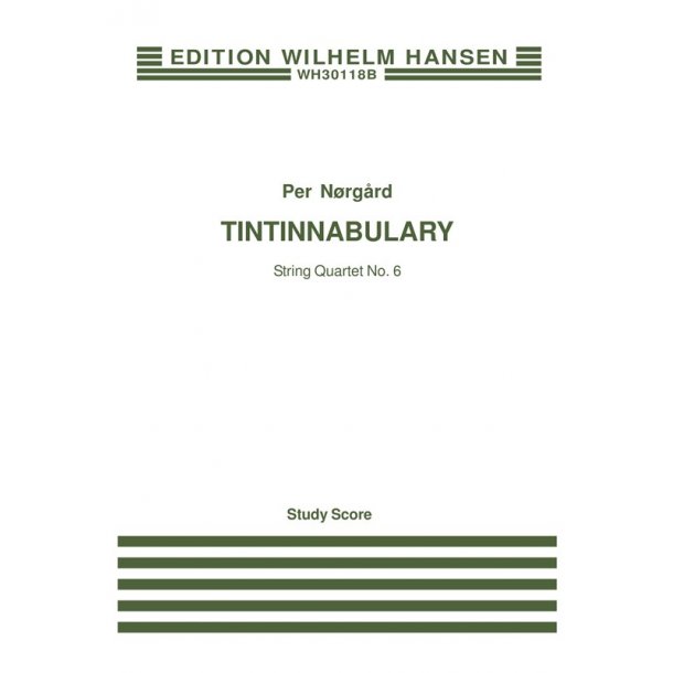 Per Nrgrd: String Quartet No.6 'Tintinnabulary' - Score