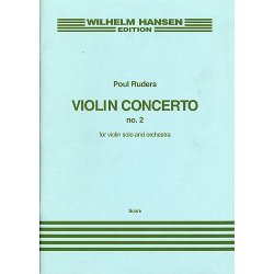 Poul Ruders: Violin Concerto No.2 (Score)