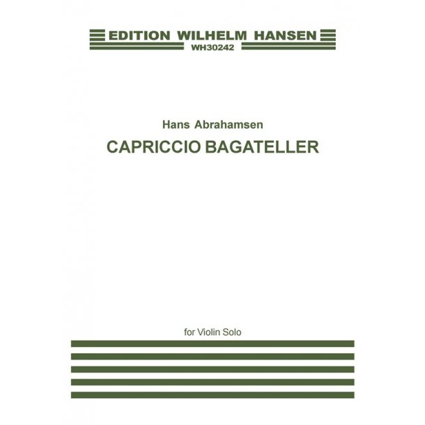 Abrahamsen Capriccio Bagateller
