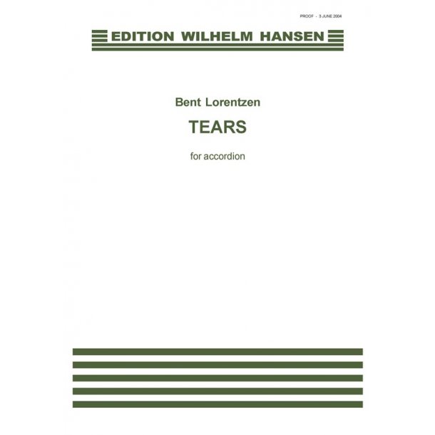 Bent Lorentzen: Tears