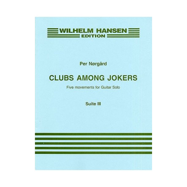 Per Nrgrd: Clubs Among Jokers, Tales Of A Hand Suite No.3