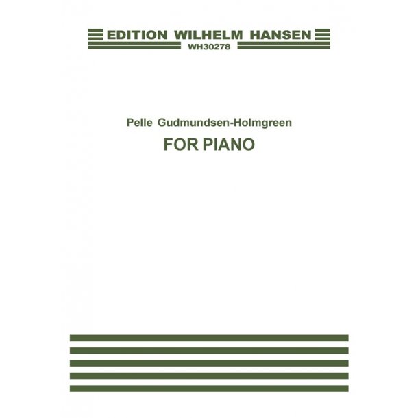Gudmundsen-holmgreen For Piano