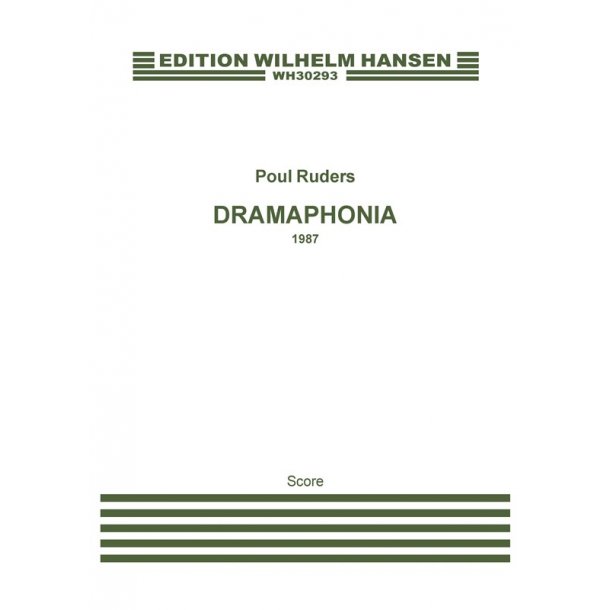 Poul Ruders: Dramaphonia (Score)