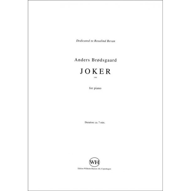 Anders Br&oslash;dsgaard: Joker