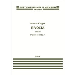 Koppel Rivolta Piano Trio No.1 Vln/Vlc/Pf Sc/Pts