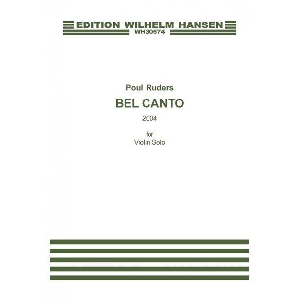 Poul Ruders: Bel Canto
