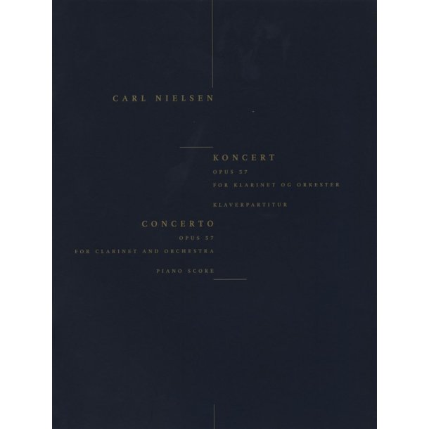 Carl Nielsen: Clarinet Concerto Op.57 (Clarinet/Piano)