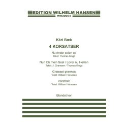 Kri Bk: 4 Korsatser (SATB)