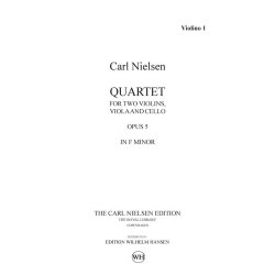 Carl Nielsen: String Quartet Op.5 In F Minor (Parts)